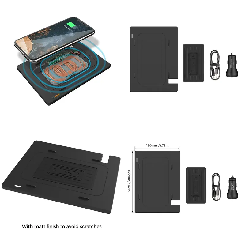 Wireless Charging Pad - شاحن سيارة لاسلكي 10 واط لكامري