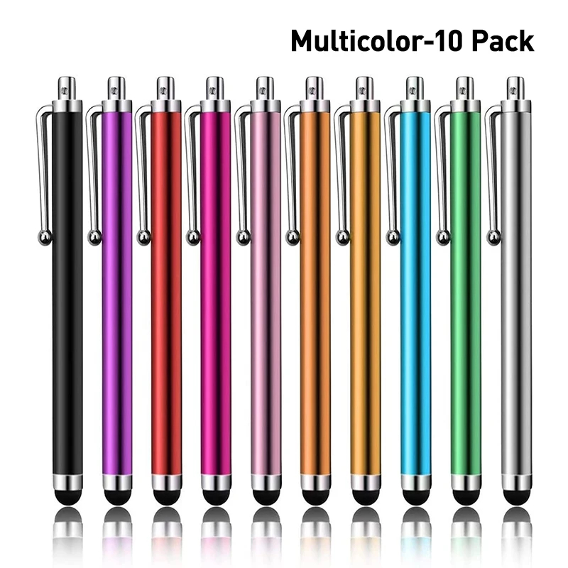 Ipad Pencil Stylus - 10 قطع/مجموعة أقلام ستايلس عالمية متعددة