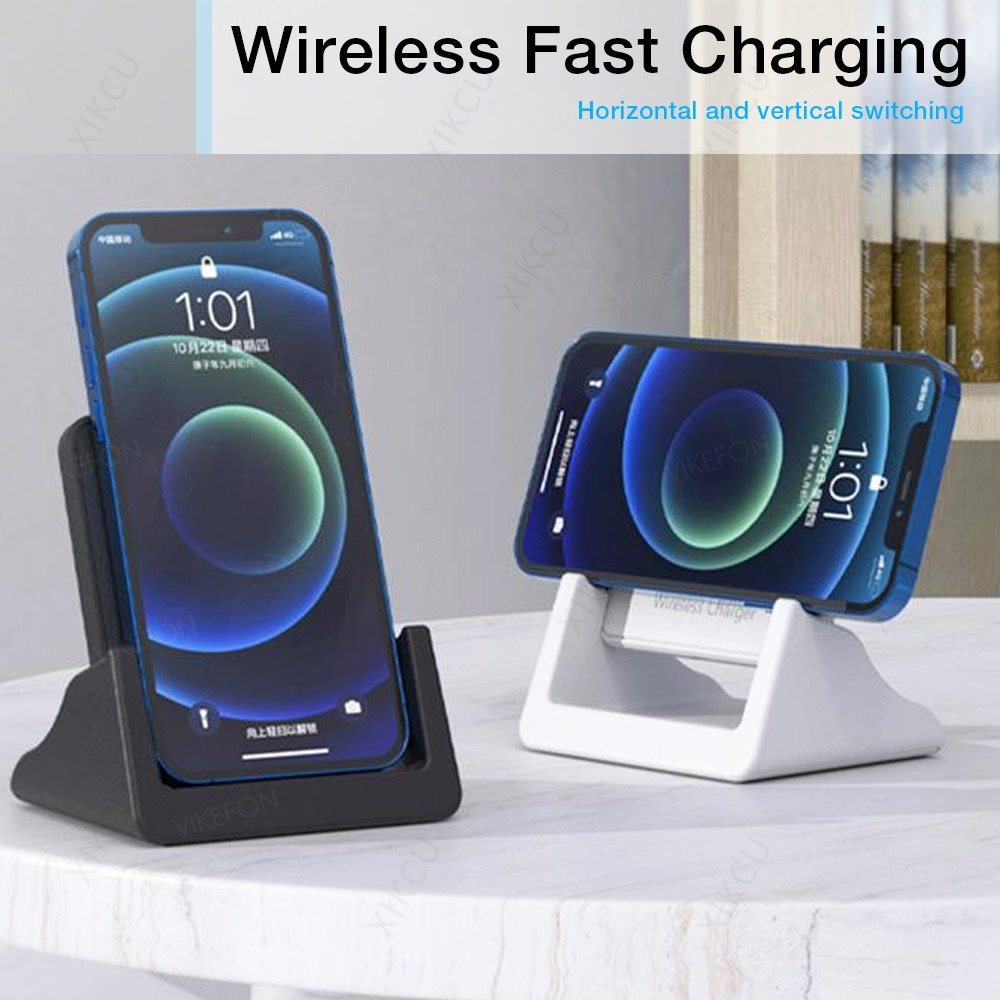 Wireless Charging Pad - سطح المكتب حامل هاتف قابل للإزالة