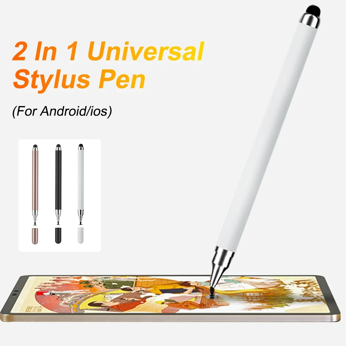 قلم ستايلس عالمي 2 في 1 لأجهزة - مراجعة Ipad Pencil Stylus وسعره