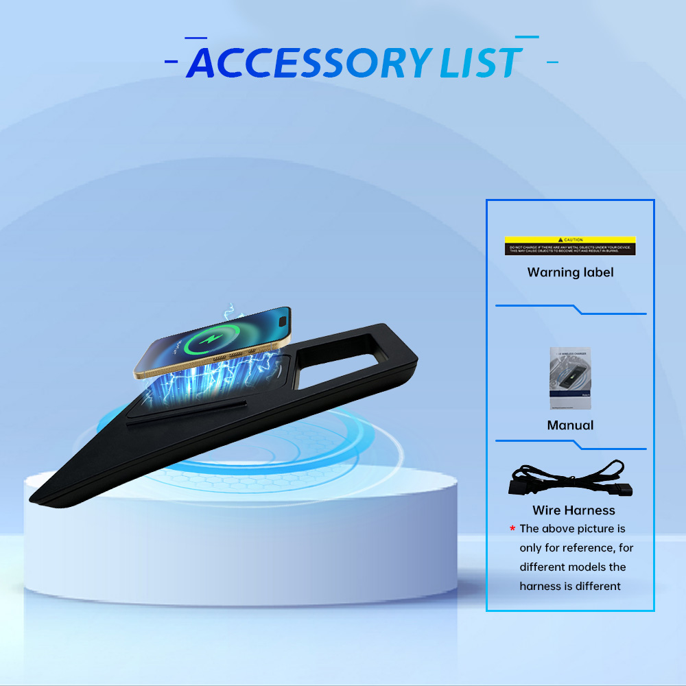 شاحن لاسلكي للسيارة بقوة 15 وا - مراجعة Wireless Charging Pad وسعره