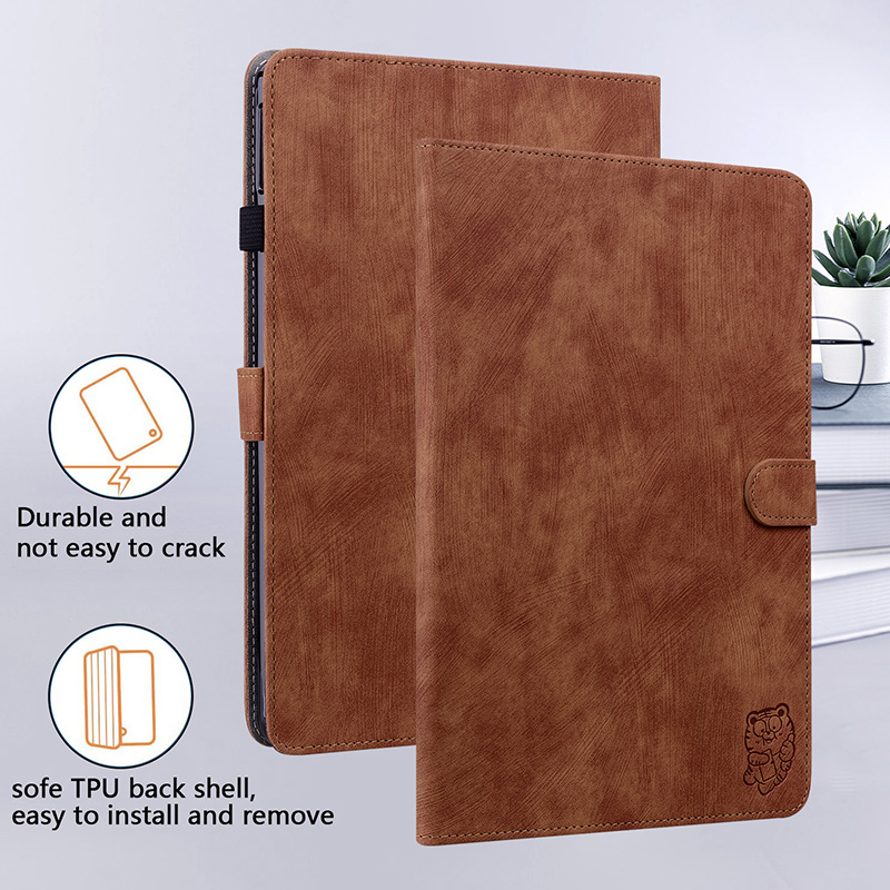 حافظة جلدية على شكل نمر لطيف ل - مراجعة Tablet Accessories Amazon وسعره